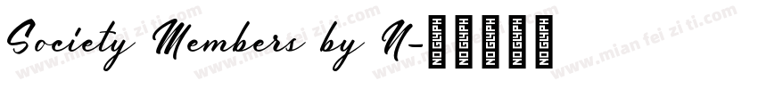 Society Members by N字体转换